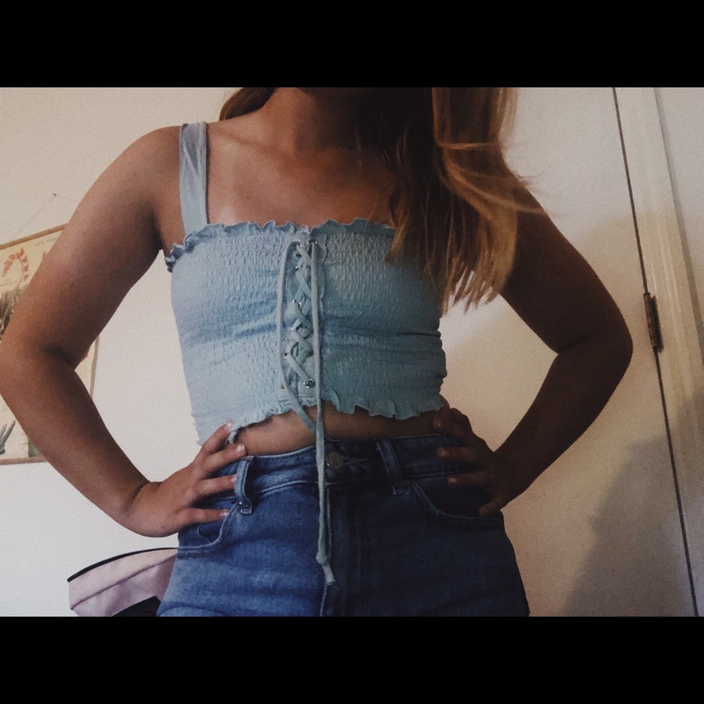 tie up tank top from pacsun